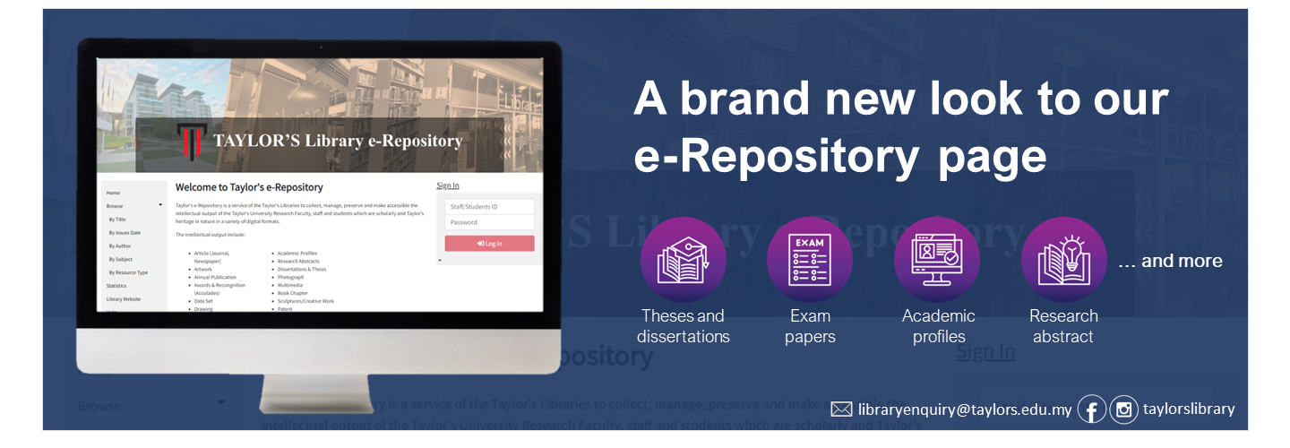 Taylor's Library e-Repository