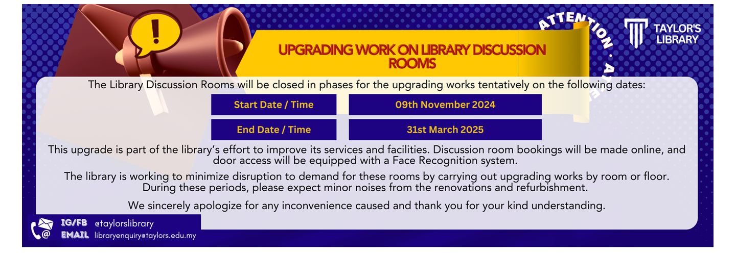 Discussion Room Booking Upgrade