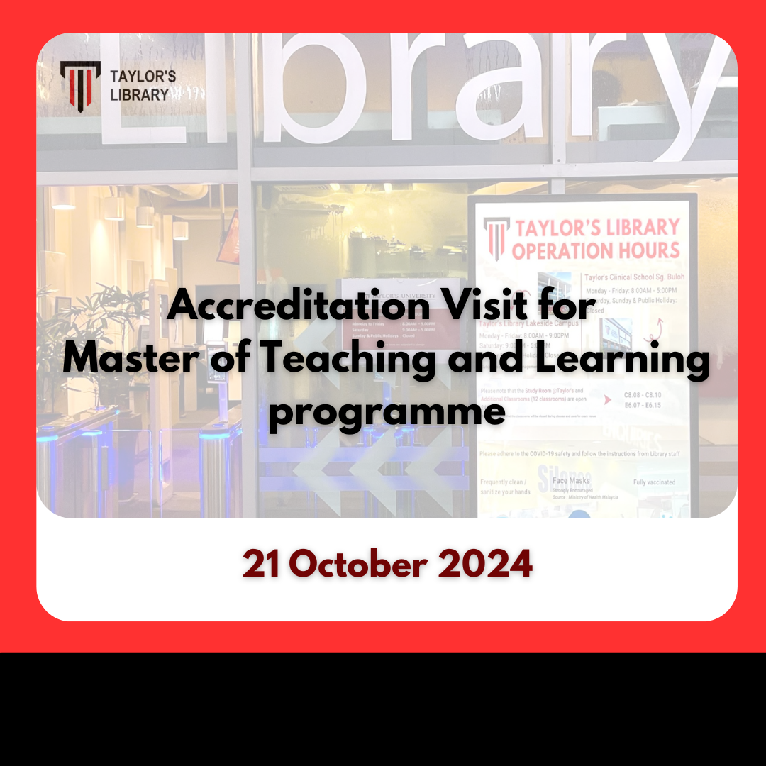 Accreditation Visit for Master of Teaching and Learning (ODL) programme