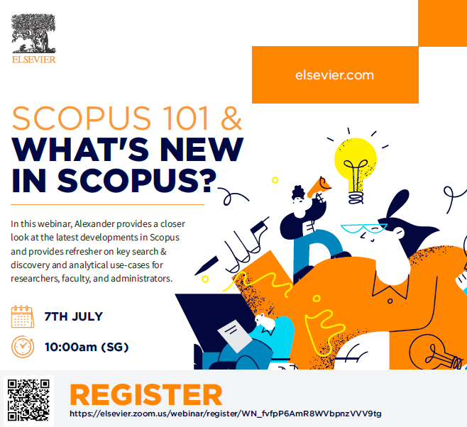 Webinar: Scopus 101 & What's New in Scopus?